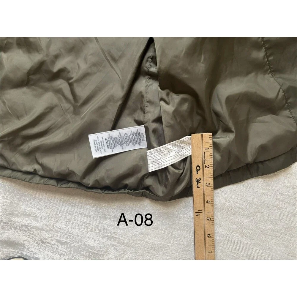 True Religion  Olive Green Puffer Lightweight Puffer Jacket Size XL